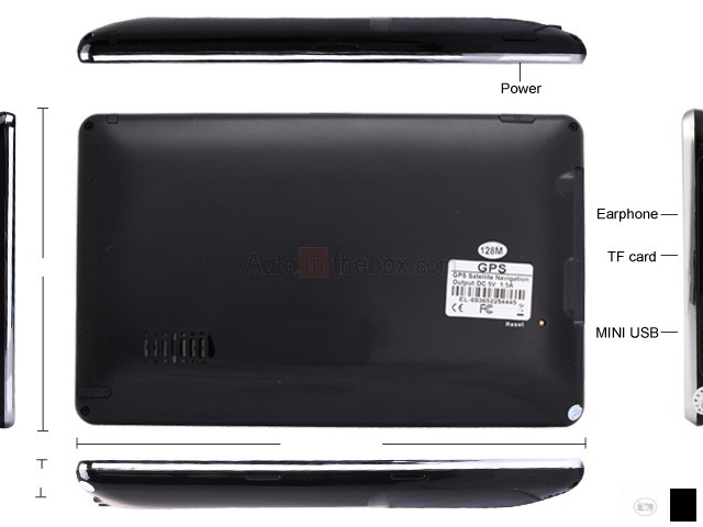 Gps Uredi So 4,3 I 5 Incha Ekran