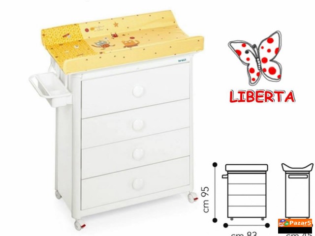 Brevi Olimpia комплет комода со када и подлога за 