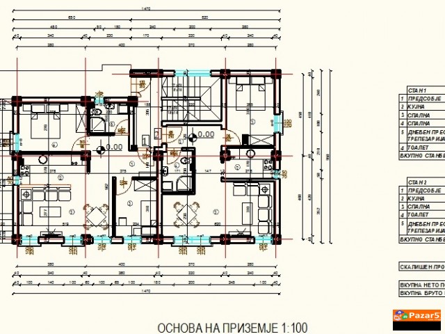 Crnice Nov Stan 93m2 Na 1-kat Od 4-kata