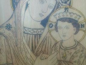 Ikoni,sliki I Casovnici Racno Izraboteni Na Drvo (