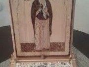 Ikoni,sliki I Casovnici Racno Izraboteni Na Drvo (