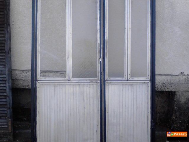 Vlezna Vrata Zelezna So Aluminiumski Profili Garaz