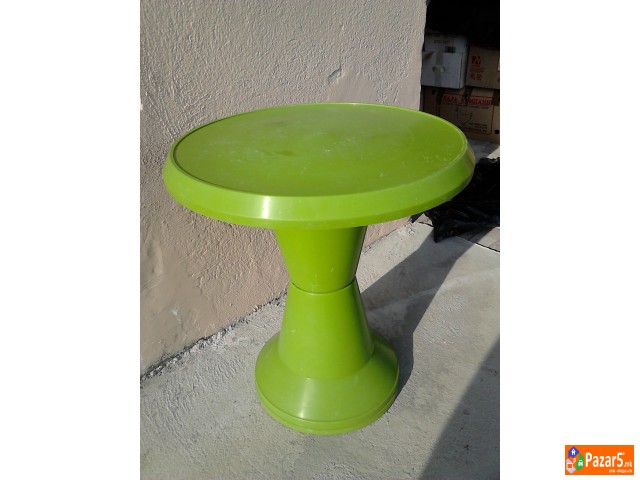 Masi Masa Mala Drvena Plasticna Okrugla Skaf Polic