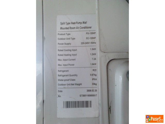 Klima Ured Fuego 3,5kw Kako Nova Hitnooo Vidi Ogla