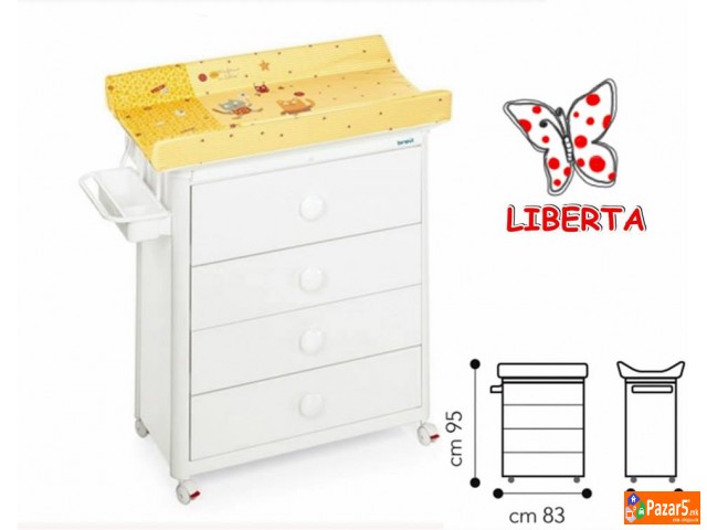 Brevi Olimpia комплет комода со када и подлога за 