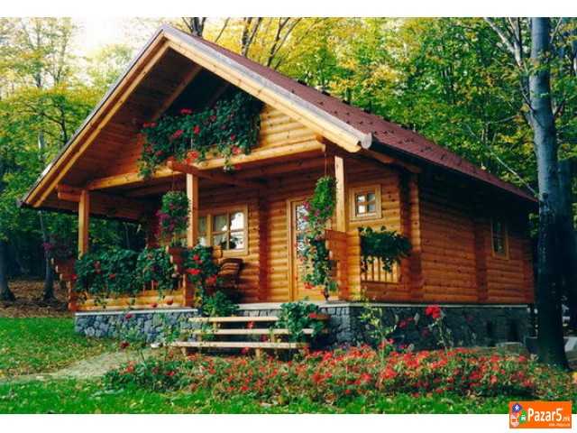 Изработка на брвнари, викенд куќи.