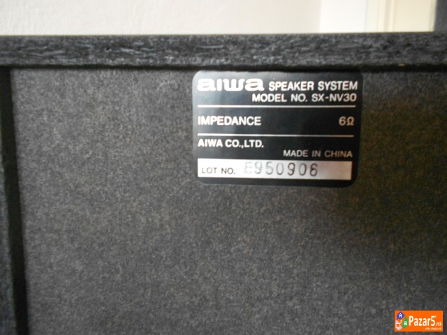 Aiwa Sx-nv30 Звучници без грабатинка-како нови
