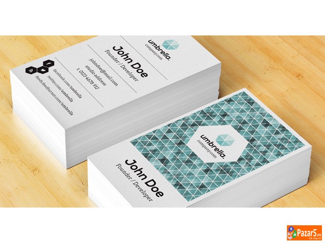 Визит карти (ПЛАСТИФИЦИРАНИ) 1000 ком. / 1500 ден.