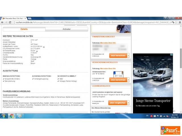 Mercedes Vito 108 Cdi 2003g 2.2