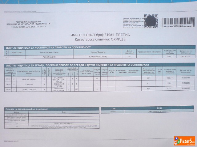 Stan Vo Centar Vo Ohrid