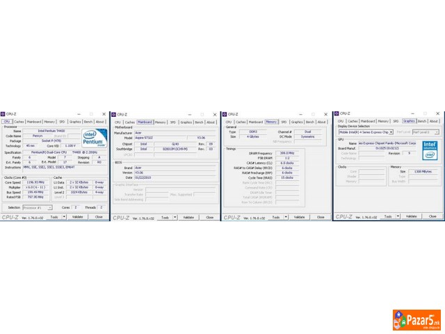 Laptop Acer Aspire 5732z