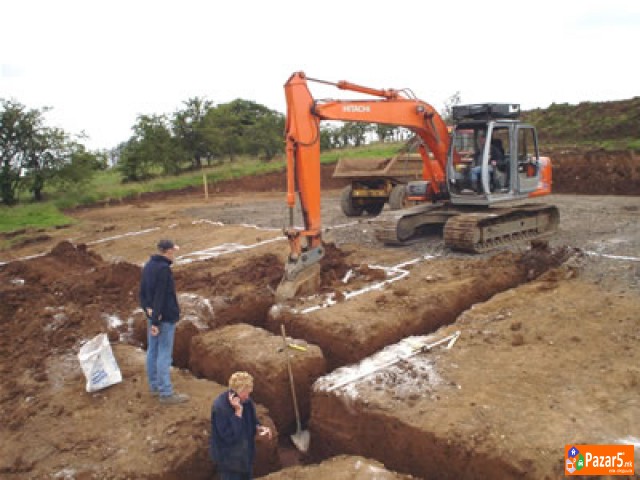 Kopanje Na Temeli, Rovovi Za Komunalni Linii, Isko