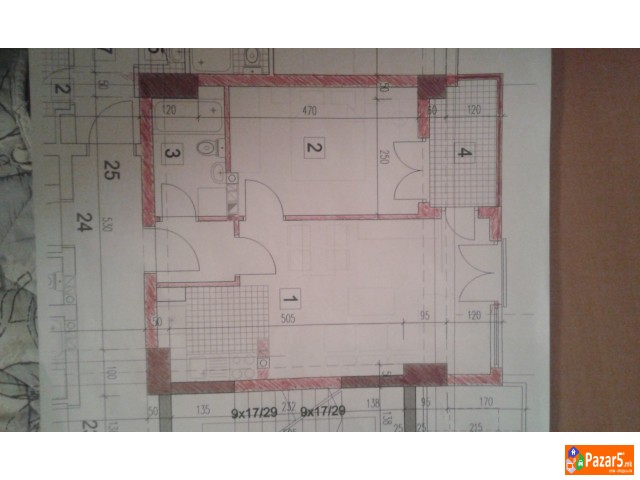 се продава стан во тафталиџе позади гимназија нова