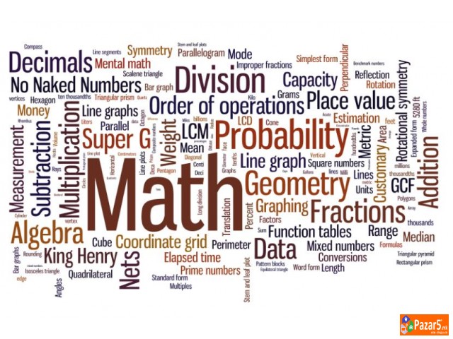 Часови по сите видови математика + програмирање за