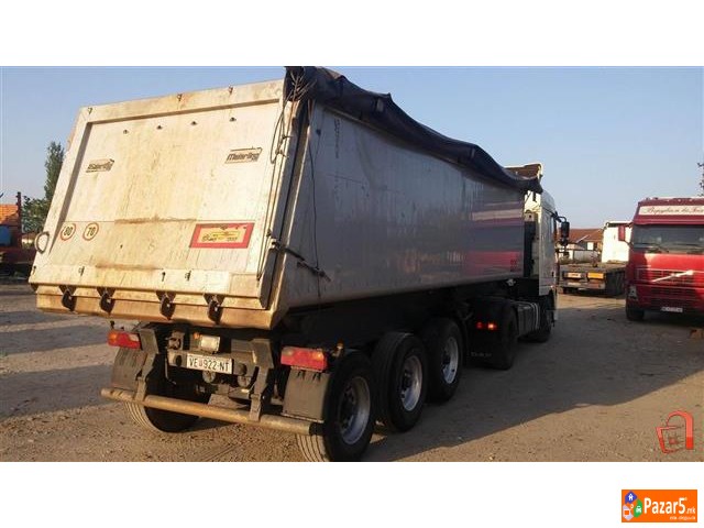 Kamion Vlekach Daf Xf 480 I Poluprikolka Kiper 