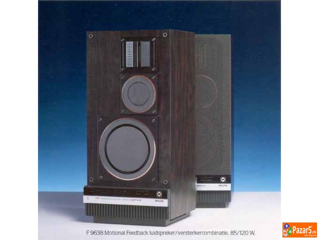 Aktivni Zvucnici Filips F9638 Raritet So Magnet