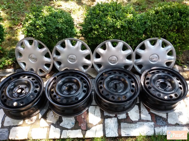 4 Bandasi Mishelin 5×110 Opel Orginal+ratkapni