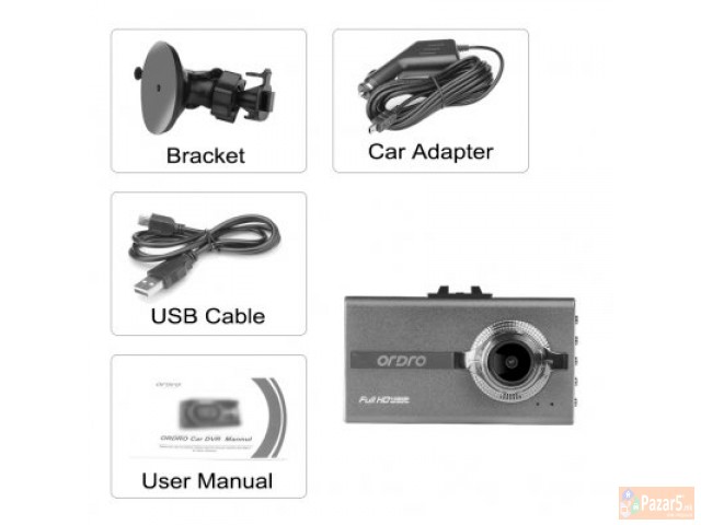 Fullhd Дигитален видеорекордер за во кола