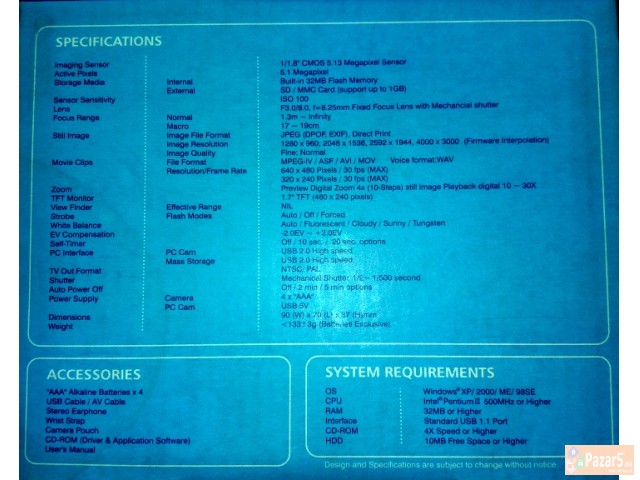 Продавам одлично сочувана дигитална камера