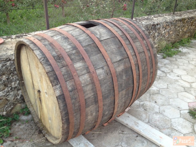 Bocka Bocva Za Vino Drvena Spremna Za Polnenje 