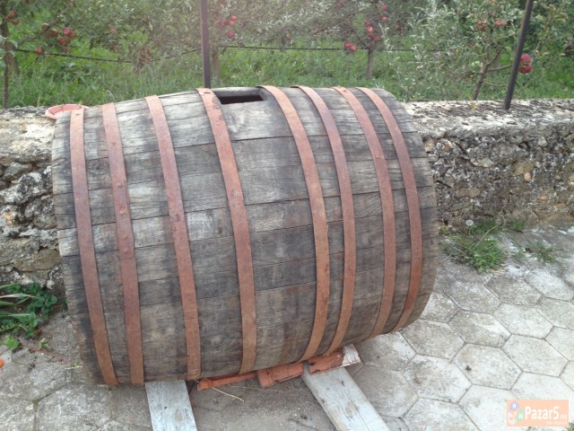 Bocka Bocva Za Vino Drvena Spremna Za Polnenje 