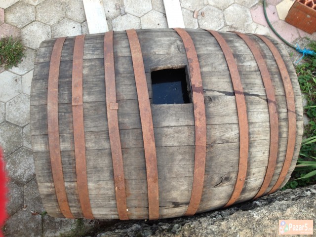 Bocka Bocva Za Vino Drvena Spremna Za Polnenje 