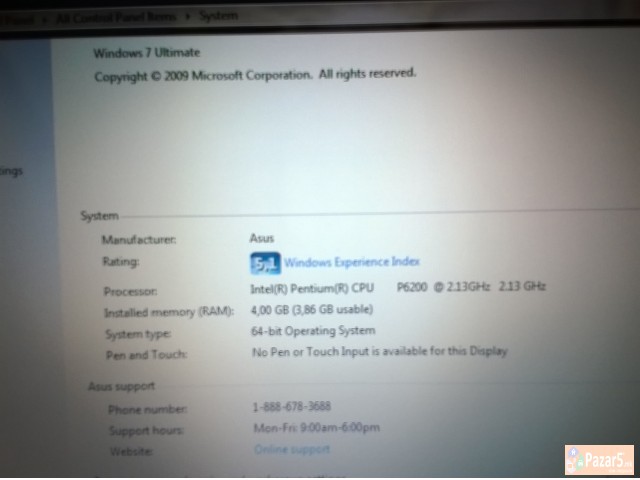 Laptop Asus K52 Staklo (kako Nov) So Ssd