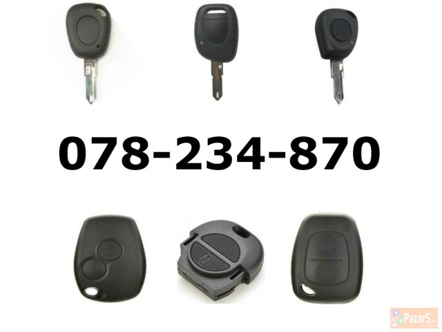 Kluc Klucevi Ford Fiat Mazda Jeep Opel Citroen Vw 