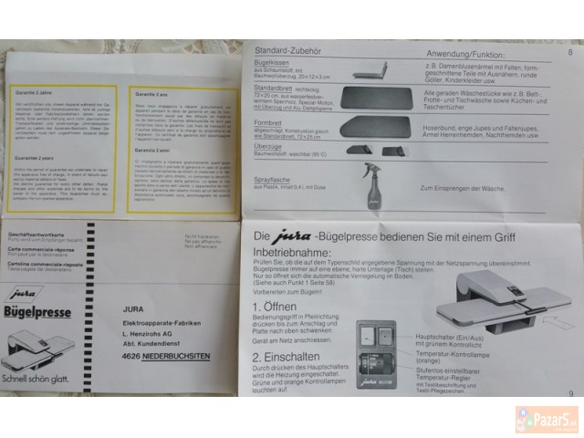 ПРЕСА ЗА ПЕГЛАЊЕ-НОВА