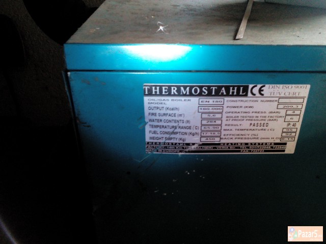 Komplet Kotel Za Parno Thermostahl