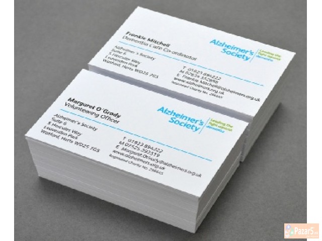 100 визит картички за само 450 денари (2x100 визит