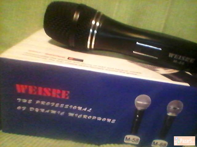 Се продава НЕУПОТРЕБЕН микрофон Weisre M-88