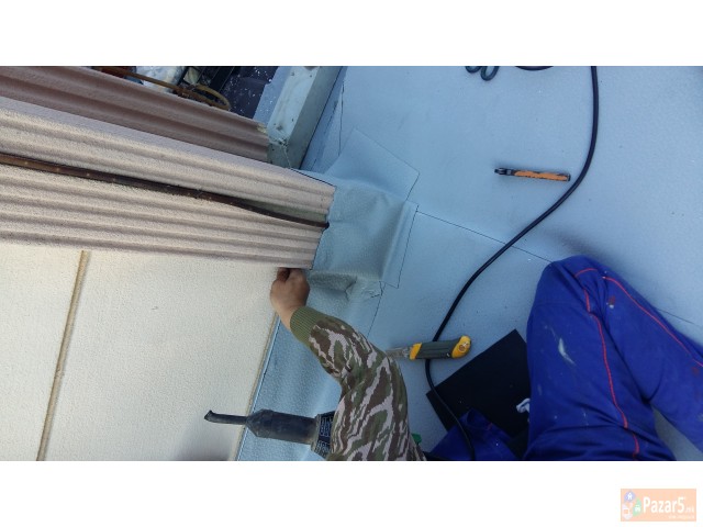 Изведба на рамни кровови со ПВЦ кровна мембрана 