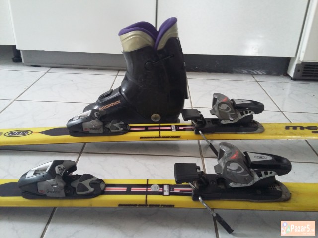 Скии Atomic и кондури Rossignol