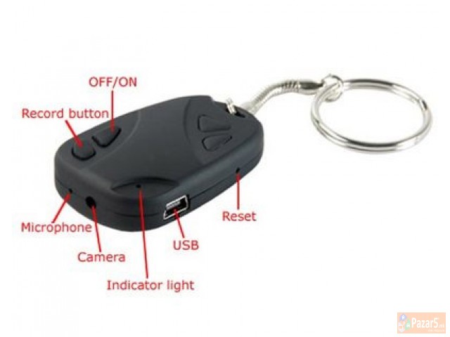 Mini Digitalna Kamera-privezok Za Klucevi