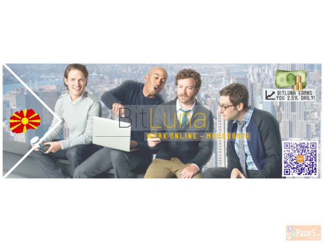 Заработувај од дома , Bitluna 2,5% камата секој де