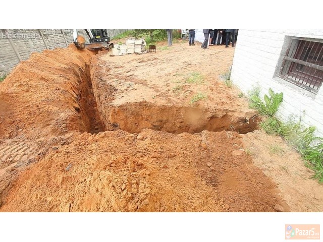 Kopanje Na Temeli, Rovovi Za Komunalni Linii, Isko