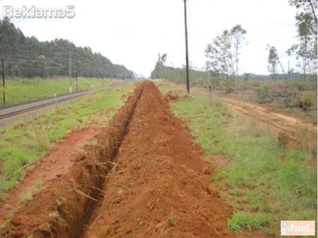 Kopanje Na Temeli, Rovovi Za Komunalni Linii, Isko