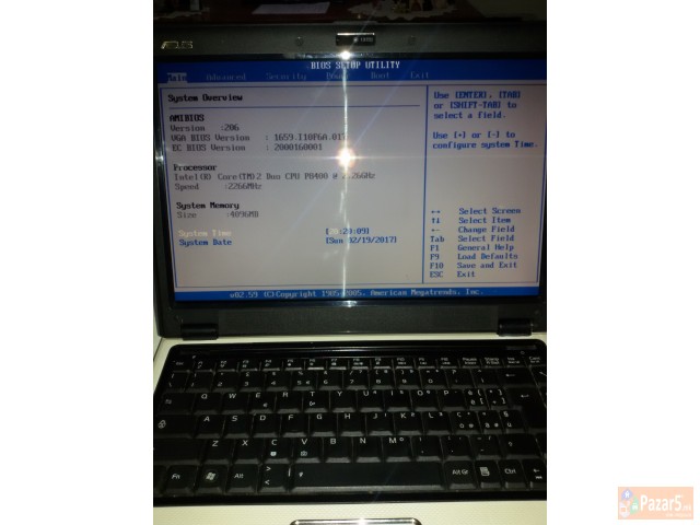 Laptop Asus F6a 13.3"
