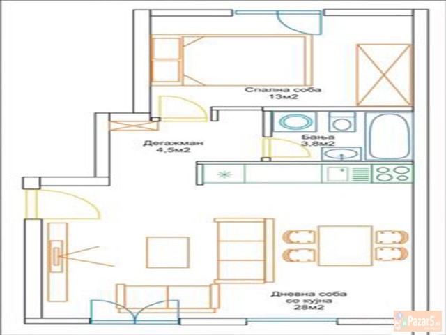 СЕ ИЗДАВА ДВОСОБЕН СТАН ВО ЦЕНТАР
