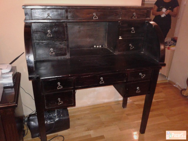 Секретер - Антиквитет - Багремово масивно дрво