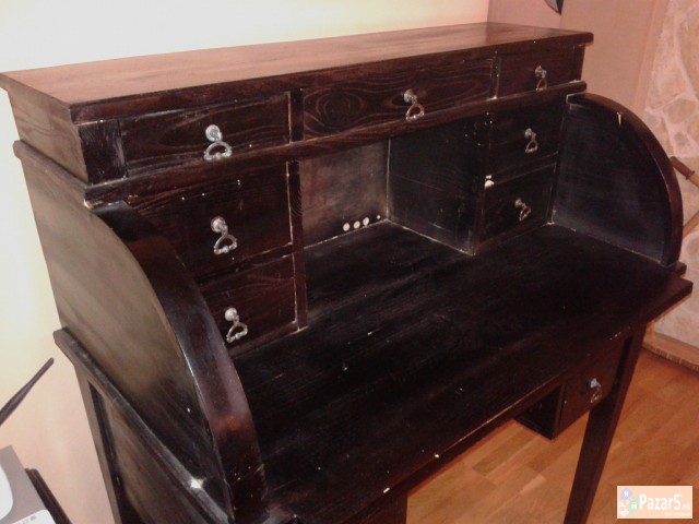 Секретер - Антиквитет - Багремово масивно дрво