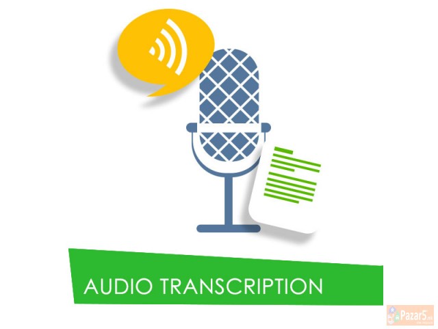 Транскрипција на аудио визуелни содржини во текст 