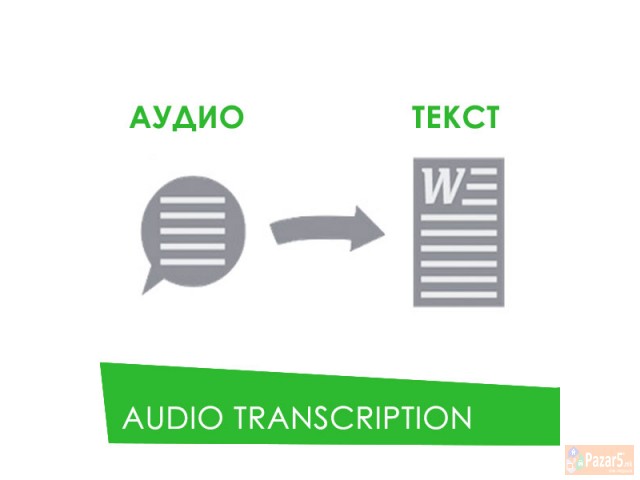 Транскрипција на аудио визуелни содржини во текст 
