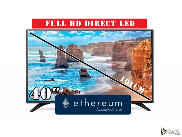 Tv 40 инчи (101cm) - Плати преку Ethereum