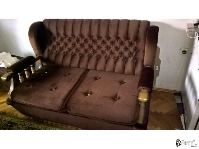 Тросед, двосед, фотелја добро зачувани 