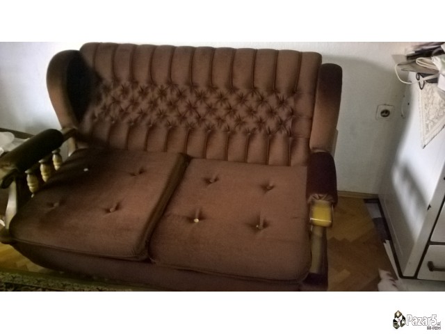 Тросед, двосед, фотелја добро зачувани 