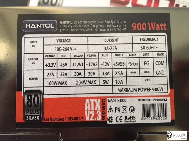 Napojuvanje Hantol 900w Real 750w