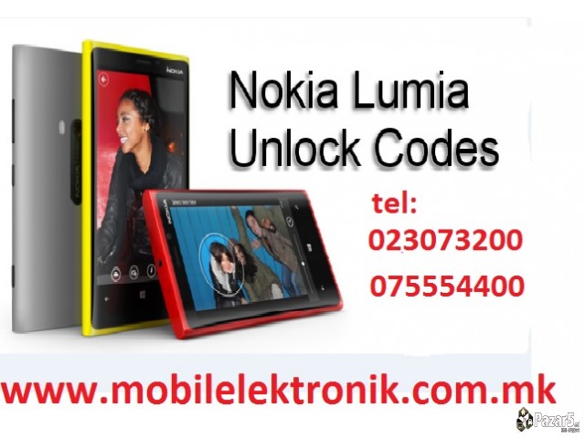 Otklucuvanje Nokia Lumia Mobil Elektronik