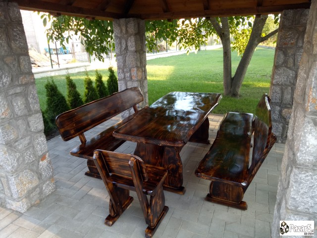 Drveni Masi Od Masivno Drvo 